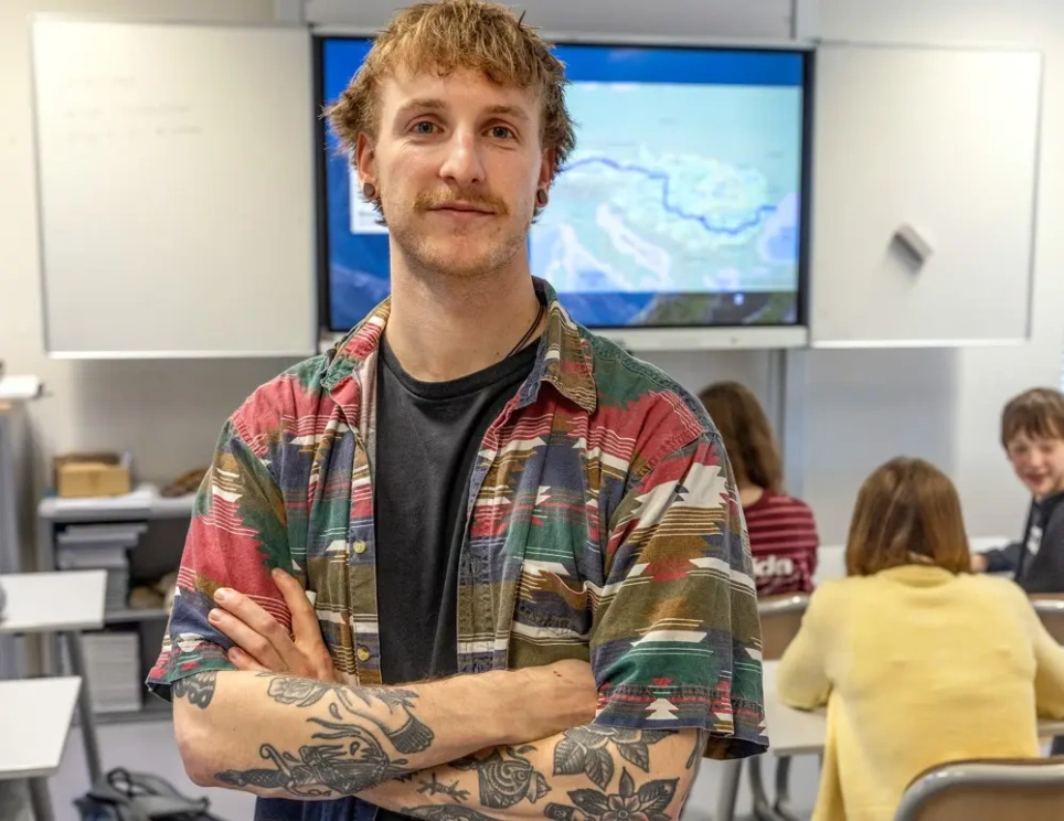 Arjan van Duijn, docent in Den Haag. 