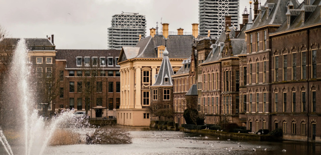Foto van de vijver bij het binnehof   gemaakt door Michael Fousert