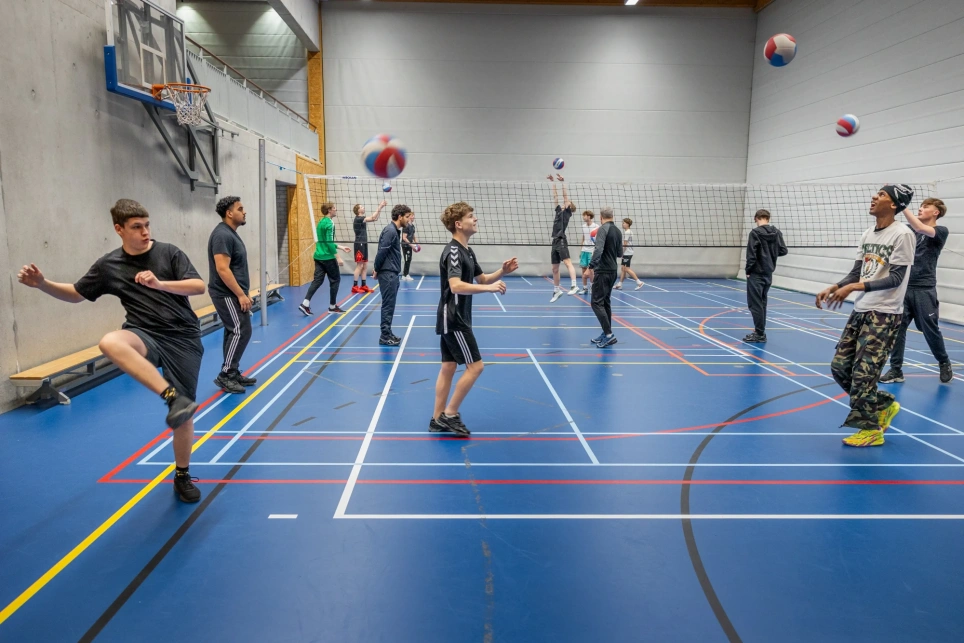 Gymles op het Deltion in Zwolle. 