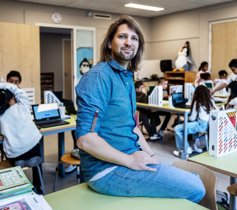 Leraar Jan Wilem Duim - foto Angeliek de Jonge