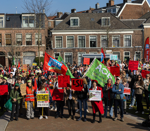 Leiden estafettestaking