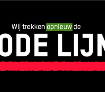 demonstratie rode lijn gaza den haag