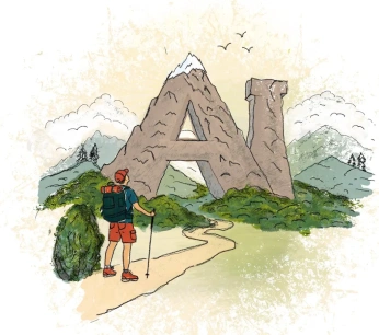 AI illustratie opiniestuk