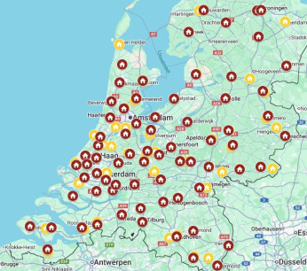 Afbeelding Google Maps kaartje samenwerkingsverbanden 2024