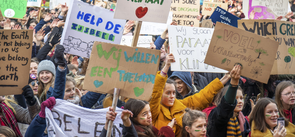 the-hague-climate strike-young people-action-against-climate change