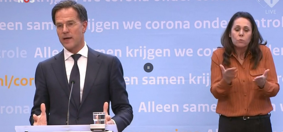 press conference rutte