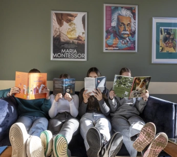 Lezende mbo studenten