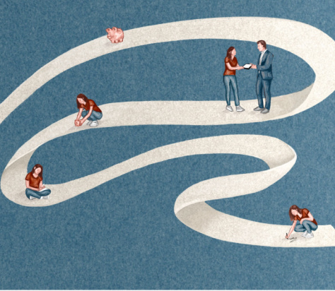 Vaststellingsovereenkomsten illustratie door Rosa Snijders