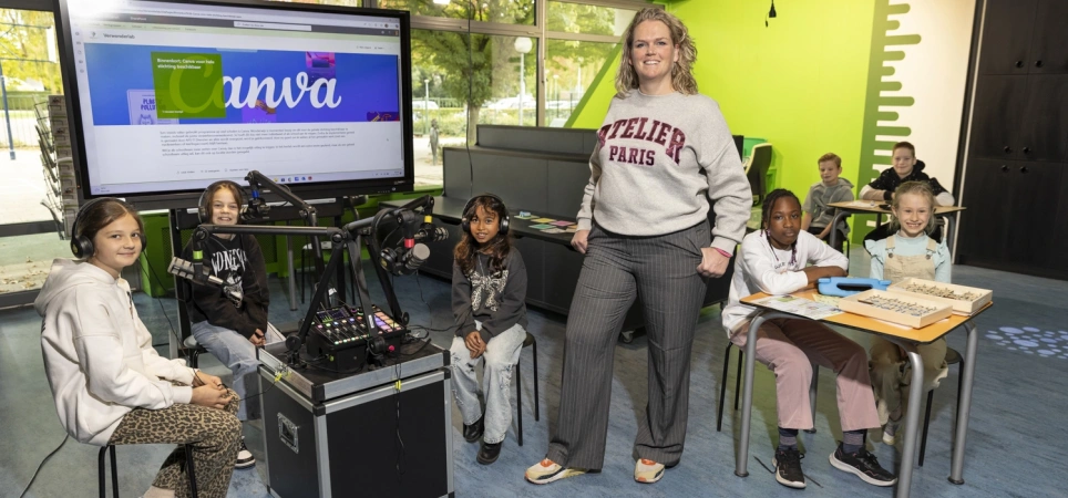 Loes Turk werkt in de Wonderwijspool 