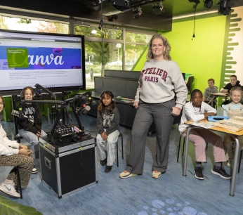 Loes Turk werkt in de Wonderwijspool 