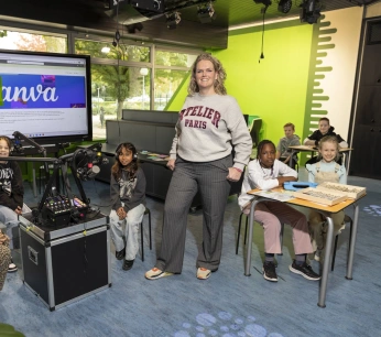 Loes Turk werkt in de Wonderwijspool 