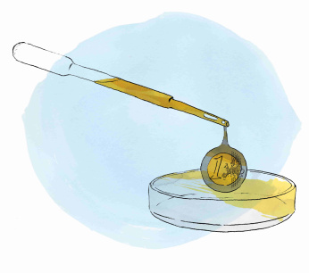 Illustratie wetenschapsgeld Typetank