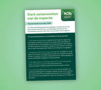 Hand out inspectie 1