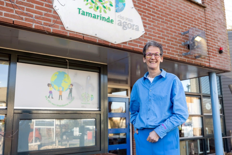 Foto van schooldirecteur Susan Herrings.