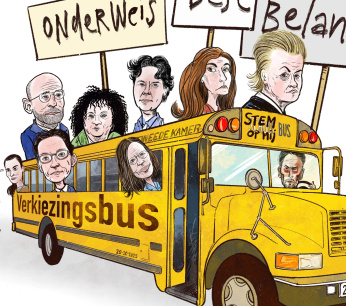 Verkiezingsbus 2025 uitsnede