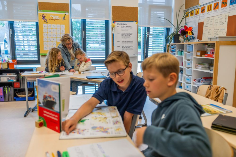 kinderen in klaslokaal